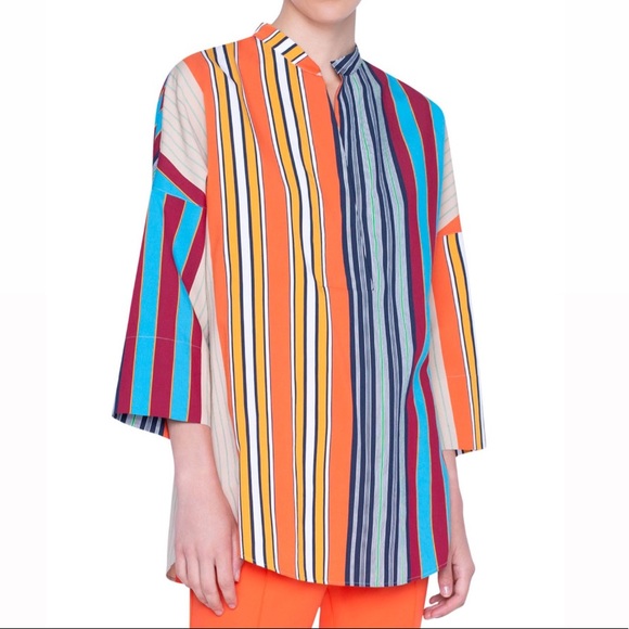 Parasol Stripe Bell Sleeve Shirt
AKRIS PUNTO US 6 - Picture 5 of 6